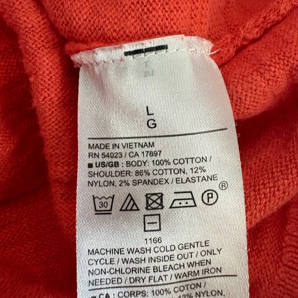 Banana Republic Men’s Coral Organic Cotton Sweater